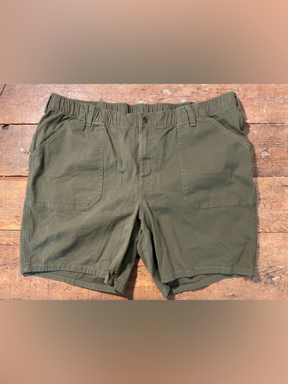 Carhartt Women's Olive Utility Cargo Shorts